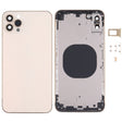 Back Housing Cover with Appearance Imitation of iP13 Pro Max for iPhone XS Max(Gold) - Back Cover by PMC TechLife | Online Shopping South Africa | PMC TechLife