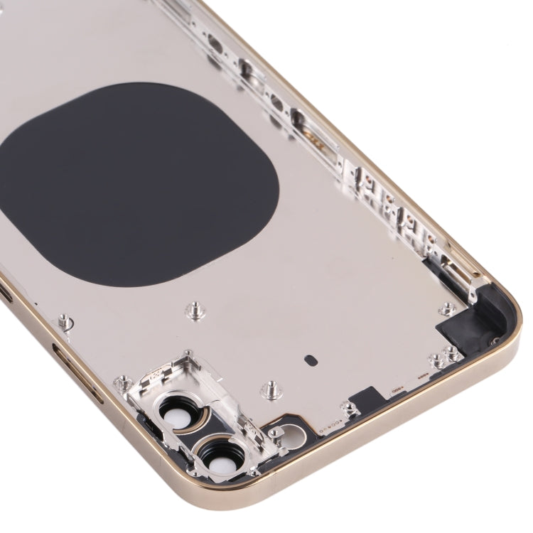 Back Housing Cover with Appearance Imitation of iP13 Pro Max for iPhone XS Max(Gold) - Back Cover by PMC TechLife | Online Shopping South Africa | PMC TechLife
