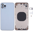 Back Housing Cover with Appearance Imitation of iP13 Pro Max for iPhone XS Max(Blue) - Back Cover by PMC TechLife | Online Shopping South Africa | PMC TechLife