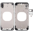 Transparent Back Cover with Camera Lens & SIM Card Tray & Side Keys for iPhone XS Max(Black) - Back Cover by PMC TechLife | Online Shopping South Africa | PMC TechLife