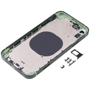 Frosted Frame Back Housing Cover with Appearance Imitation of iP13 Pro for iPhone XR(Green)