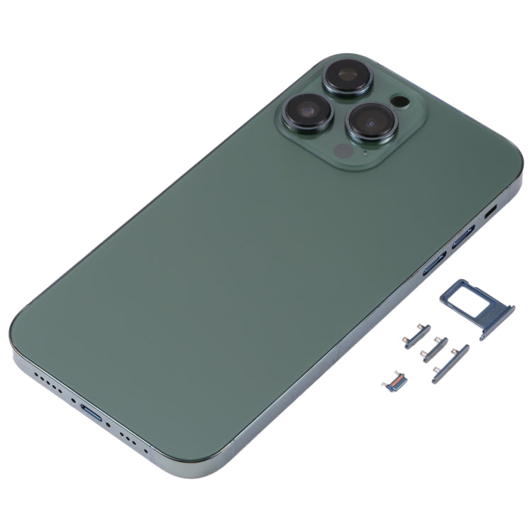Electroplated Frame Back Housing Cover with Appearance Imitation of iP13 Pro for iPhone XR(Green) - Back Cover by PMC TechLife | Online Shopping South Africa | PMC TechLife | Buy Now Pay Later Mobicred