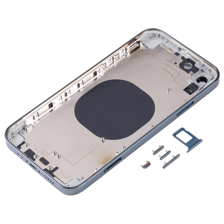 Stainless Steel Back Housing Cover with Appearance Imitation of iP13 Pro for iPhone XR(Green) - Back Cover by PMC TechLife | Online Shopping South Africa | PMC TechLife | Buy Now Pay Later Mobicred