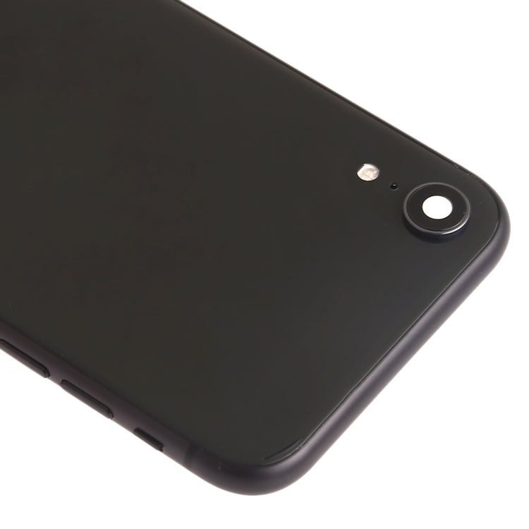 Battery Back Cover Assembly (with Side Keys & Speaker Ringer Buzzer & Motor & Camera Lens & Card Tray & Power Button + Volume Button + Charging Port + Signal Flex Cable & Wireless Charging Module) for iPhone XR(Black) - Back Cover by PMC TechLife | Online Shopping South Africa | PMC TechLife | Buy Now Pay Later Mobicred