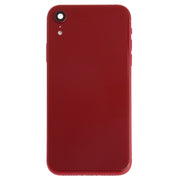 Battery Back Cover Assembly (with Side Keys & Speaker Ringer Buzzer & Motor & Camera Lens & Card Tray & Power Button + Volume Button + Charging Port + Signal Flex Cable & Wireless Charging Module) for iPhone XR(Red)