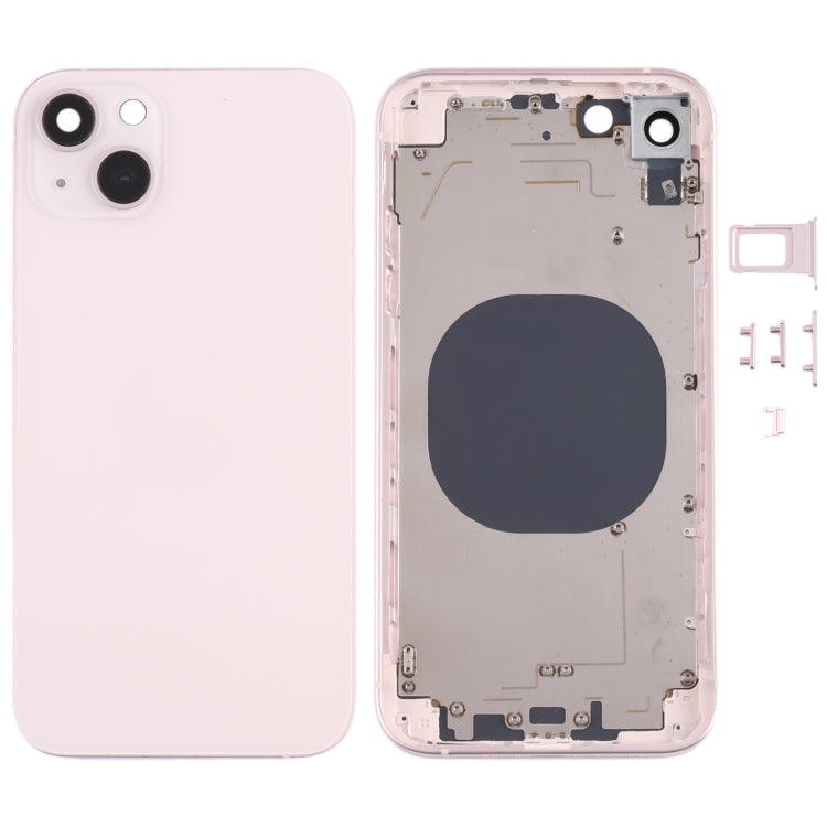 Back Housing Cover with Appearance Imitation of iP13 for iPhone XR(Pink) - Back Cover by PMC TechLife | Online Shopping South Africa | PMC TechLife