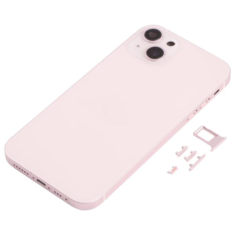 Back Housing Cover with Appearance Imitation of iP13 for iPhone XR(Pink) - Back Cover by PMC TechLife | Online Shopping South Africa | PMC TechLife