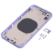 Back Housing Cover with Appearance Imitation of iP13 for iPhone XR(Purple)