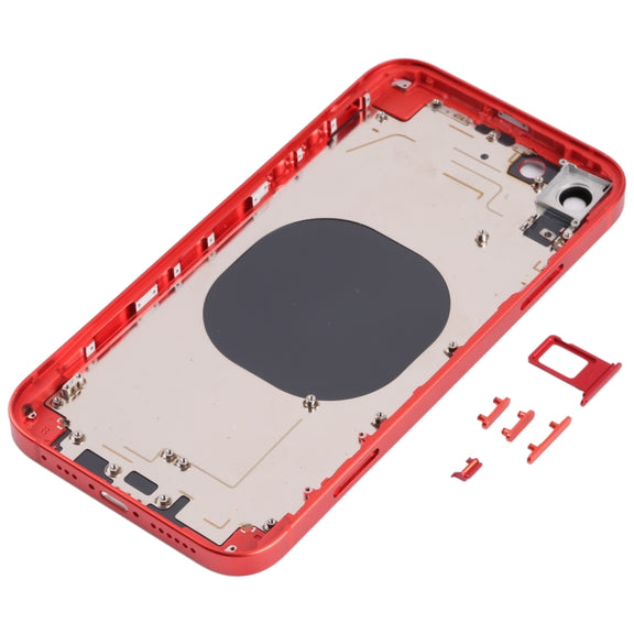 Back Housing Cover with Appearance Imitation of iP13 for iPhone XR(Red)