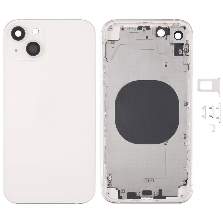 Back Housing Cover with Appearance Imitation of iP13 for iPhone XR(White) - Back Cover by PMC TechLife | Online Shopping South Africa | PMC TechLife