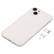 Back Housing Cover with Appearance Imitation of iP13 for iPhone XR(White)