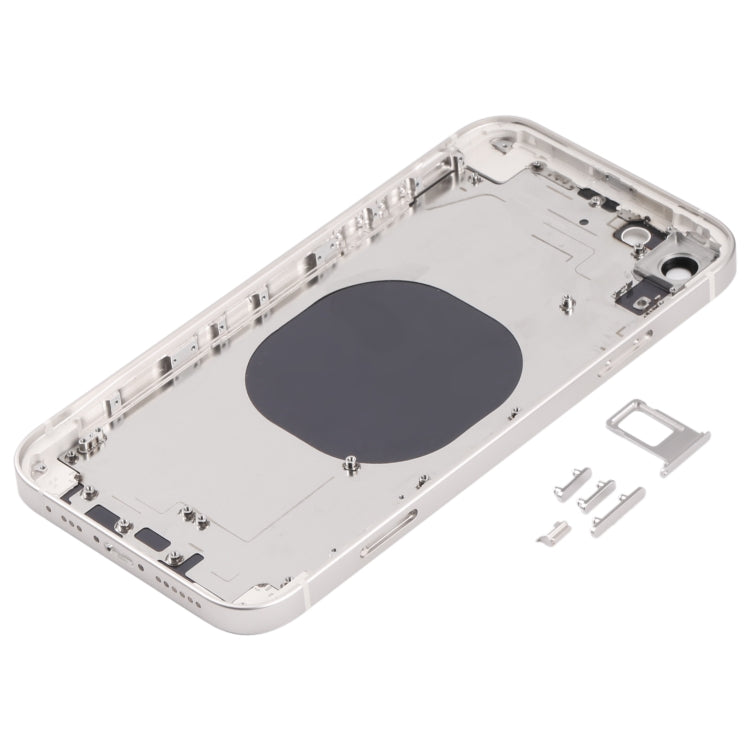 Back Housing Cover with Appearance Imitation of iP13 for iPhone XR(White) - Back Cover by PMC TechLife | Online Shopping South Africa | PMC TechLife