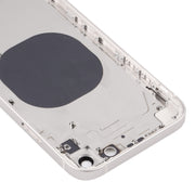 Back Housing Cover with Appearance Imitation of iP13 for iPhone XR(White)