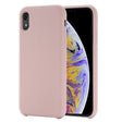 For iPhone XR Four Corners Full Coverage Liquid Silicone Case(Light Pink) - More iPhone Cases by PMC TechLife | Online Shopping South Africa | PMC TechLife
