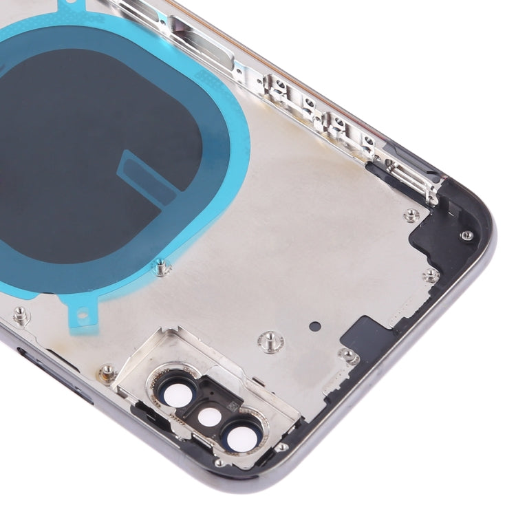 Back Cover with Camera Lens & SIM Card Tray & Side Keys for iPhone XS(Black) - Back Cover by PMC TechLife | Online Shopping South Africa | PMC TechLife | Buy Now Pay Later Mobicred