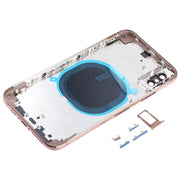 Back Cover with Camera Lens & SIM Card Tray & Side Keys for iPhone XS(Gold)