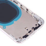 Back Cover with Camera Lens & SIM Card Tray & Side Keys for iPhone XS(White)