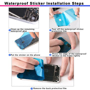 100 PCS LCD Frame Bezel Water-resistant Adhesive Stickers for iPhone XS