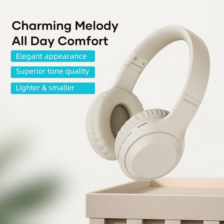 ROCK Space O2 HiFi Bluetooth 5.0 Wireless Headset with Mic, Support TF Card(White) - free shipping - PMC TechLife - Order now!