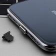 2pcs Universal 8 Pin Charging Port Metal Anti-Dust Plug for iPhone(Black) - Anti-dust & Ear Caps by PMC TechLife | Online Shopping South Africa | PMC TechLife