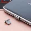 2pcs Universal 8 Pin Charging Port Metal Anti-Dust Plug for iPhone(Grey) - Anti-dust & Ear Caps by PMC TechLife | Online Shopping South Africa | PMC TechLife