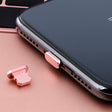 2pcs Universal 8 Pin Charging Port Metal Anti-Dust Plug for iPhone(Rose Gold) - Anti-dust & Ear Caps by PMC TechLife | Online Shopping South Africa | PMC TechLife