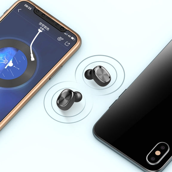 263 TWS CVC8.0 Noise Cancelling Bluetooth Earphone with Charging Box, Support Touch & Three-screen LED Battery Display & Phone Holder & Power Bank & HD Call & Voice Assistant(Black)