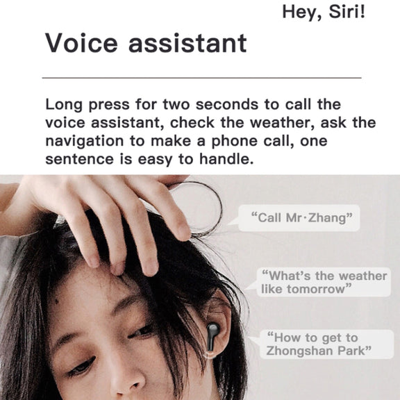 278 TWS External Noise Cancelling Touch Bluetooth Earphone with Charging Box, Support Three-screen Battery Display & Power Bank & Call & Voice Assistant(White)