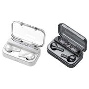 278 TWS External Noise Cancelling Touch Bluetooth Earphone with Charging Box, Support Three-screen Battery Display & Power Bank & Call & Voice Assistant(White)