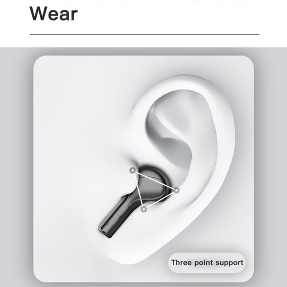 278 TWS External Noise Cancelling Touch Bluetooth Earphone with Charging Box, Support Three-screen Battery Display & Power Bank & Call & Voice Assistant(White)