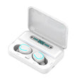 F9-5 Intelligent Noise Cancelling Touch Bluetooth Earphone with Charging Box, Supports Three-screen LED Power Display & HD Call & Power Bank & Siri(White) - Bluetooth Earphone by PMC TechLife | Online Shopping South Africa | PMC TechLife