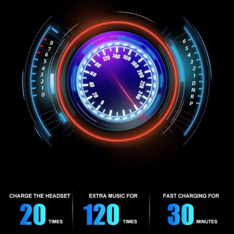 F9-5 Intelligent Noise Cancelling Touch Bluetooth Earphone with Charging Box, Supports Three-screen LED Power Display & HD Call & Power Bank & Siri(White) - Bluetooth Earphone by PMC TechLife | Online Shopping South Africa | PMC TechLife