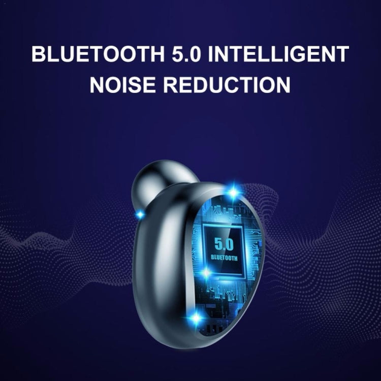 F9-5 Intelligent Noise Cancelling Touch Bluetooth Earphone with Charging Box, Supports Three-screen LED Power Display & HD Call & Power Bank & Siri(White) - Bluetooth Earphone by PMC TechLife | Online Shopping South Africa | PMC TechLife