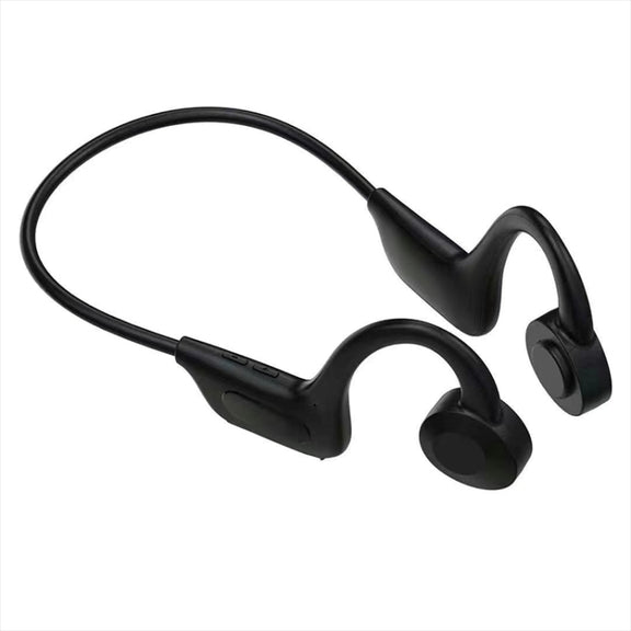 G100 Bluetooth 5.0 Wireless Ear-mounted Sports Water-resistant Bone Conduction Earphone (Black)