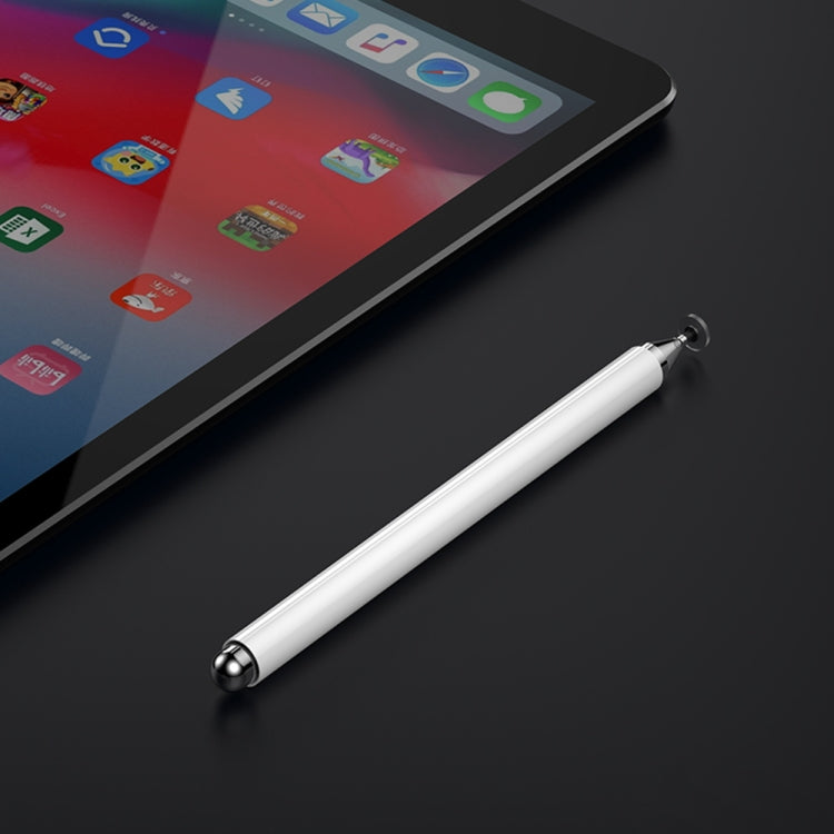 JOYROOM JR-BP560 Excellent Series Portable Universal Passive Disc Head Capacitive Pen with Replaceable Refill(White) - Stylus Pen by JOYROOM | Online Shopping South Africa | PMC TechLife