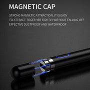 JOYROOM JR-K811 Excellent Series Micro USB Rechargeable Active Capacitive Stylus Pen with Magnetic Cap, Compatible with Android & IOS(Black)
