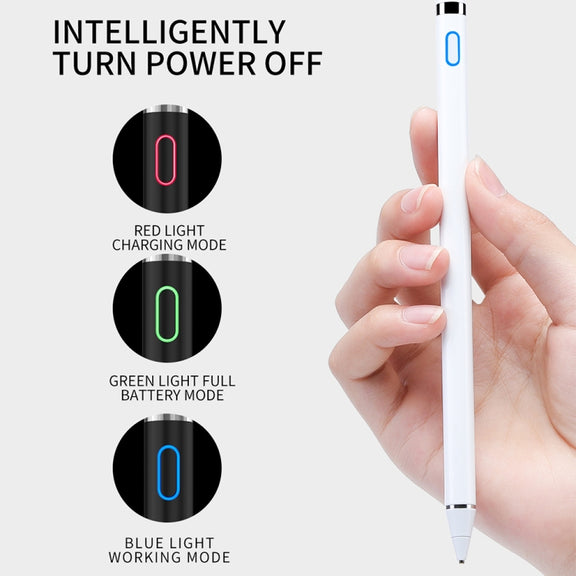 JOYROOM JR-K811 Excellent Series Micro USB Rechargeable Active Capacitive Stylus Pen with Magnetic Cap, Compatible with Android & IOS(Black)