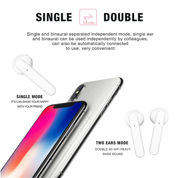 X26 TWS  Bluetooth 5.0 Wireless Touch Bluetooth Earphone with Magnetic Attraction Charging Box, Support Voice Assistant & Call(Blue)