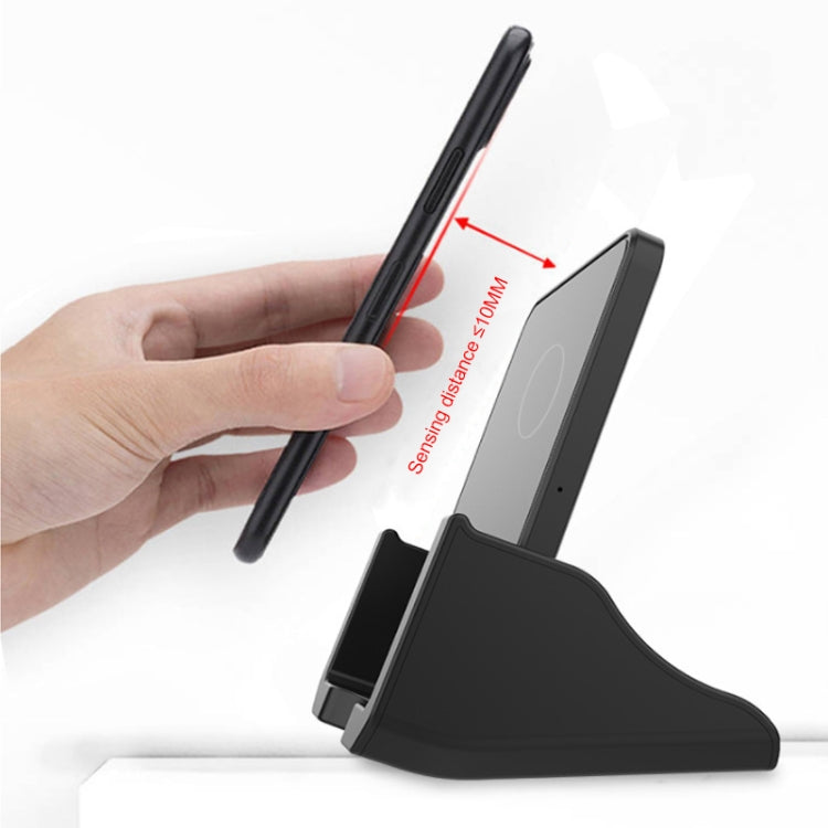 A918 10W Mobile Phone Vertical Wireless Quick Charger Holder(Black) - free shipping - PMC TechLife - Order now!