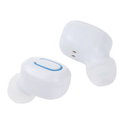 TI8S TWS Dazzling Wireless Stereo Bluetooth 5.0 Earphones with Charging Case(White)