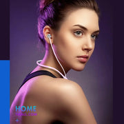 Bluetooth 5.1 Round Wire Neck-mounted Bluetooth Sports Earphone with Magnetic Function(Red)