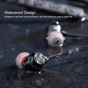 Bluetooth 5.1 Round Wire Neck-mounted Bluetooth Sports Earphone with Magnetic Function(White)