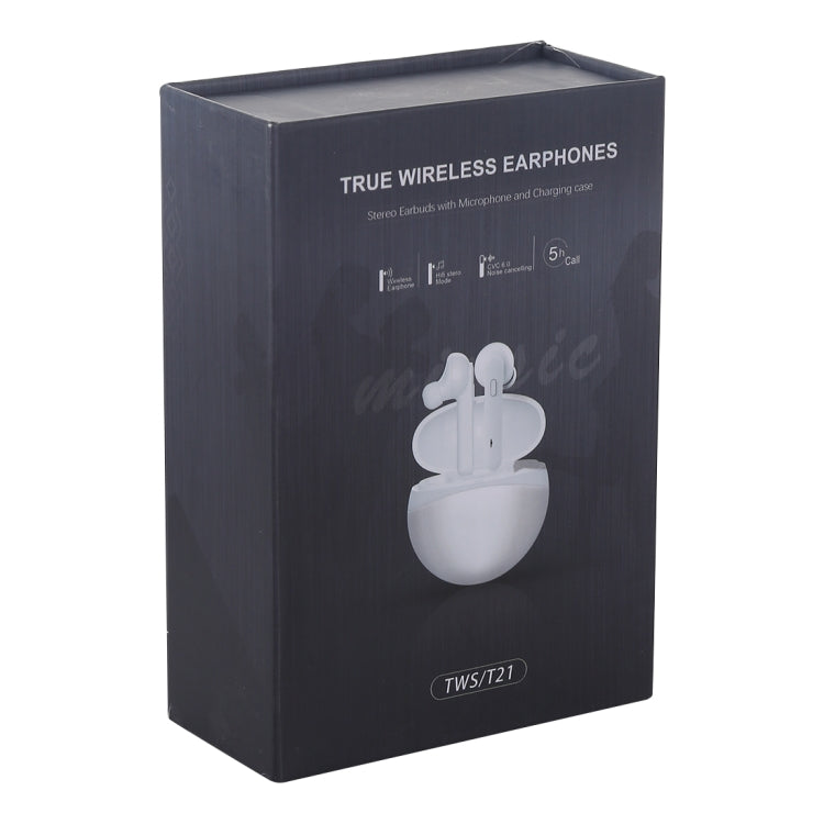 T12 TWS Ture Wireless Hi-Fi Stereo Bluetooth 5.0 Earphones with Charging Case