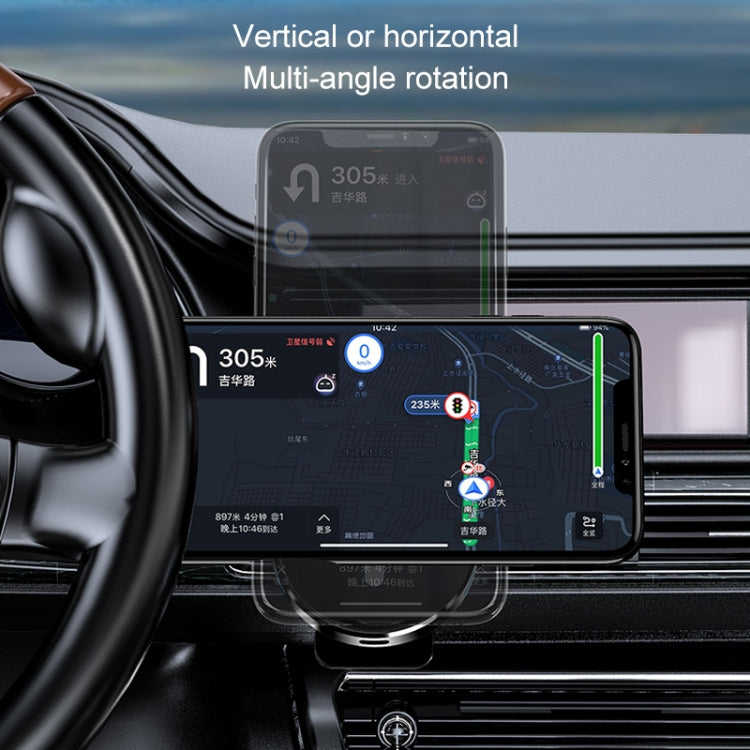 JJT-968 15W Max Output Magnetic Car Air Outlet Bracket Wireless Charger(White) - Wireless Charger Holders by PMC TechLife | Online Shopping South Africa | PMC TechLife