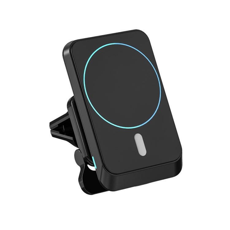 JJT-969 15W Max Output Magnetic Car Air Outlet Bracket Wireless Charger(Black) - Wireless Charger Holders by PMC TechLife | Online Shopping South Africa | PMC TechLife