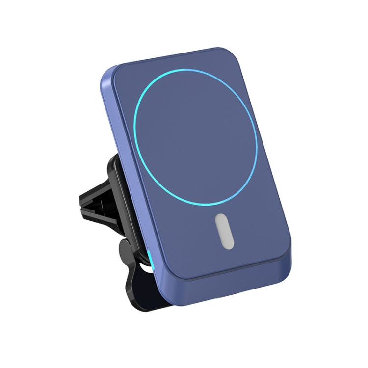JJT-969 15W Max Output Magnetic Car Air Outlet Bracket Wireless Charger(Blue)