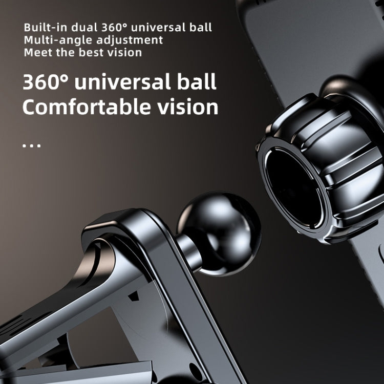 JJT-969 15W Max Output Magnetic Car Air Outlet Bracket Wireless Charger(Red) - Wireless Charger Holders by PMC TechLife | Online Shopping South Africa | PMC TechLife