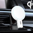 K07 15W Max Output Magnetic Car Air Outlet Bracket Wireless Charger(White) - Wireless Charger Holders by PMC TechLife | Online Shopping South Africa | PMC TechLife