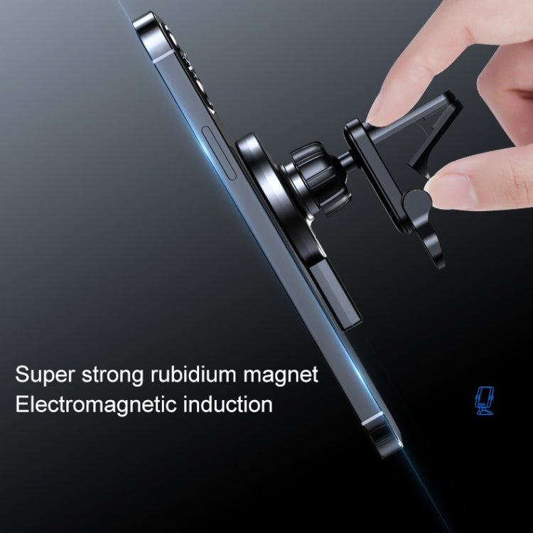 K07 15W Max Output Magnetic Car Air Outlet Bracket Wireless Charger(White) - Wireless Charger Holders by PMC TechLife | Online Shopping South Africa | PMC TechLife