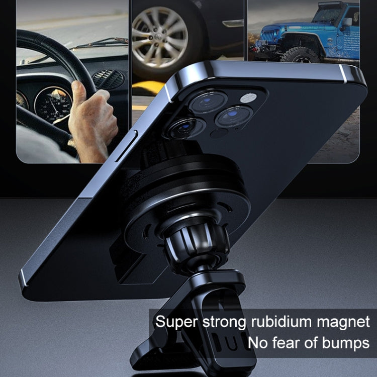 K07 15W Max Output Magnetic Car Air Outlet Bracket Wireless Charger(White)